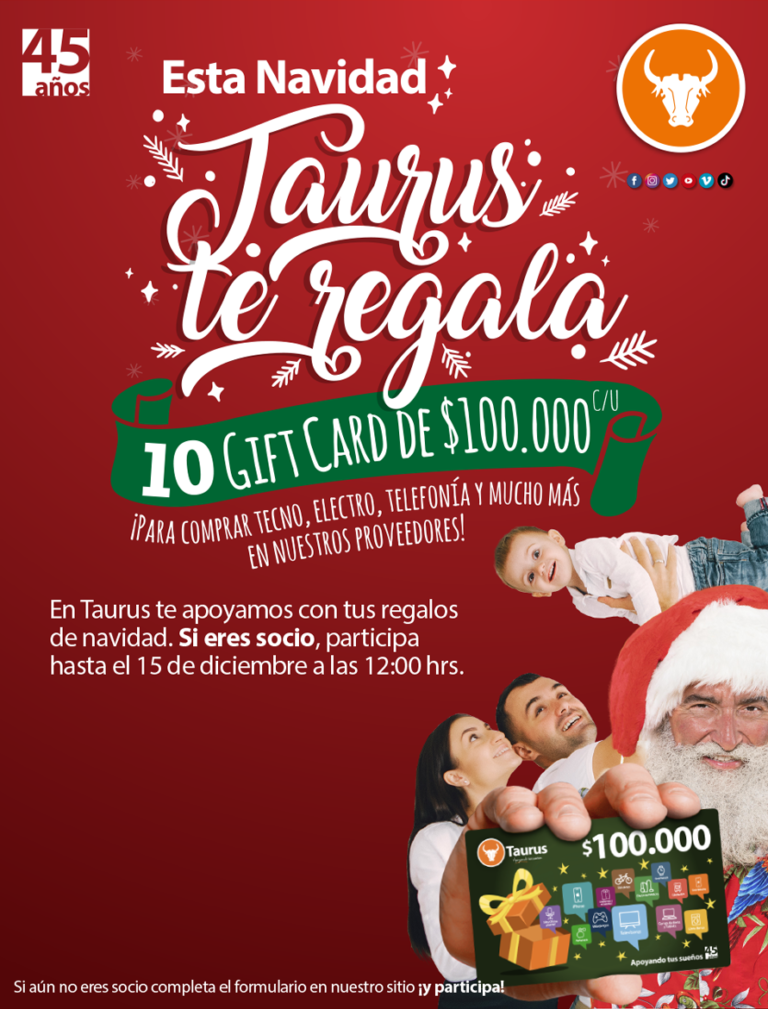 Taurus Celebra la Navidad en Familia… ¡Y con la Familia!