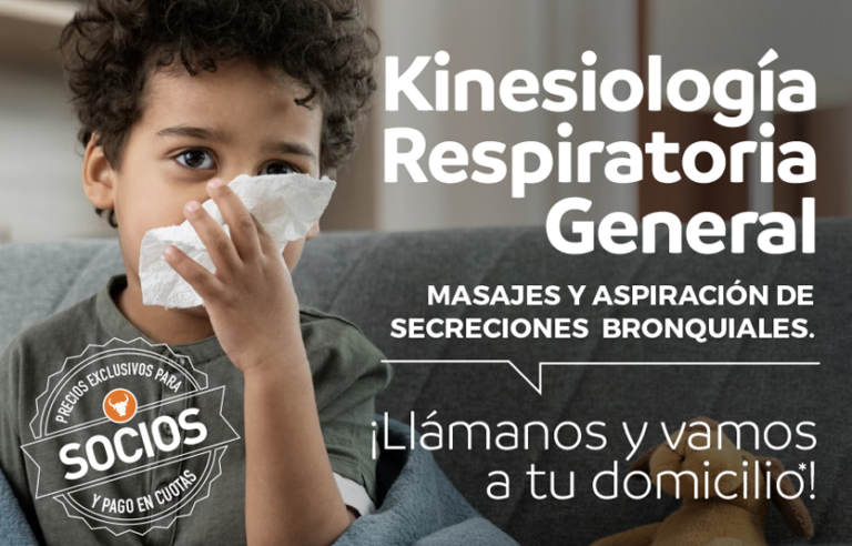 Nuevo Beneficio: Kinesiología Respiratoria a Domicilio